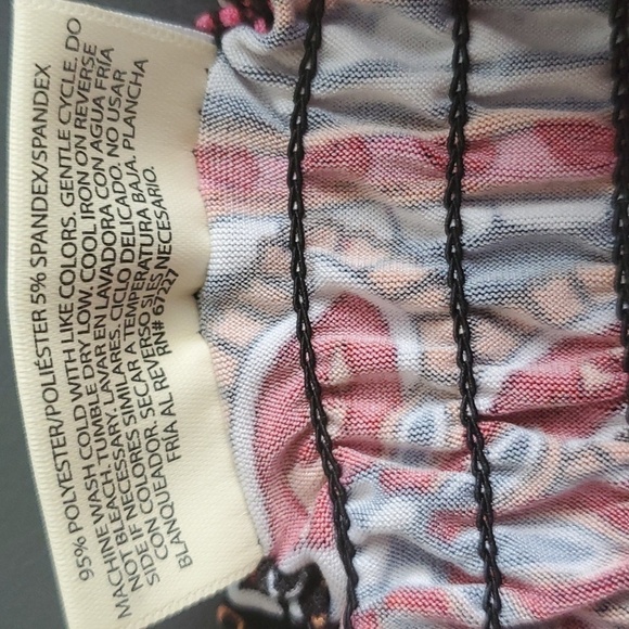 BOBBI BROOKS PAISLEY PRINT MAXI DRESS Sz M - Picture 6 of 7